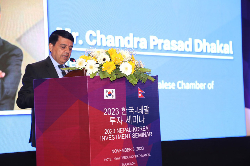 FNCCI President Dhakal urges South Korea to increase investment in Nepal